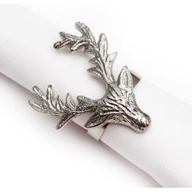 Reindeer Napkin Ring - Silver